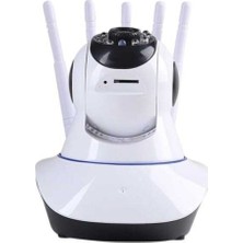 Ozmik Kablosuz Wifi Ip Kamera 5 Antenli Uyumlu 1080P Full Hd 3 Mp Hareketli Kamera Gece Görüşlü Güvenlik ve Bakıcı Kamerası