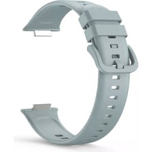 Nezih Case Huawei Watch Fit 2 Uyumlu Spor Jel Silikon Kordon Açık Mavi