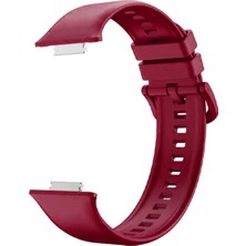 Nezih Case Huawei Watch Fit 2 Uyumlu Spor Jel Silikon Kordon Mürdüm