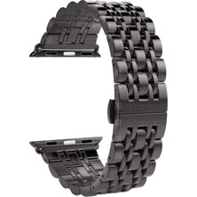 AktarMobile Apple Watch 8 41 mm Uyumlu Metal Kordon Premium Paslanmaz Çelik Kayış