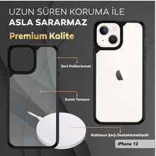 Kip GSM iPhone 13 6.1 Inç Için Tasarlanan 1 Paket Temperli Cam Ekran Koruyucu + 1 Paket Kamera Lens Koruyucu (Askeri Sınıf Koruma) Darbeye Dayanıklı Ultra-Ince Defender Kılıf