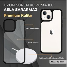 Kip GSM iPhone 13 Mini 5.4 Inç Için Tasarlanan 1 Paket Temperli Cam Ekran Koruyucu + 1 Paket Kamera Lens Koruyucu (Askeri Sınıf Koruma) Darbeye Dayanıklı Ultra-Ince Defender Kılıf