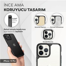 Kip GSM iPhone 13 Pro 6.1 Inç Için Tasarlanan 1 Paket Temperli Cam Ekran Koruyucu + 1 Paket Kamera Lens Koruyucu (Askeri Sınıf Koruma) Darbeye Dayanıklı Ultra-Ince Defender Kılıf