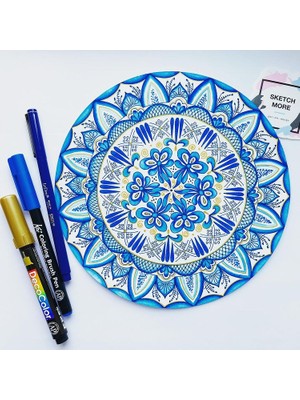 Poli Art Design Super Set 3ü1 Arada Yuvarlak Albüm D11+D15+D20 cm (Suluboya ve Grafik Için)