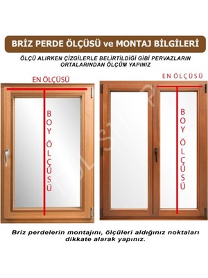 Tül Shop Briz Çubuklu Ultra Büzgülü Briz Gümüş Tül Perde Kapı&pencerelere Uygun 2 Kolay Takma Çubuğu