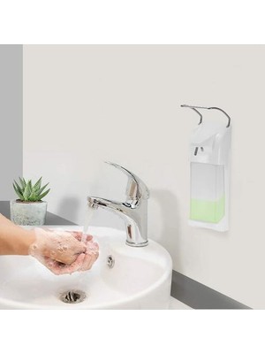 Dirsek Basın Dezenfektan Dispenser Duvara Monte Sabun Pompaları Home Hotel Hospital Için Sabunluk Pompaları 1000ML | Sıvı Sabunluk