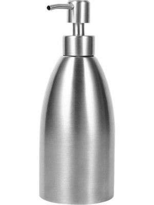500 ml Paslanmaz Çelik Sabunluk Mutfak Lavabo Bataryası Banyo Şampuanı Kutusu Sabun Konteyner Güverte Üstü Deterjan Şişesi | Sıvı Sabunluk