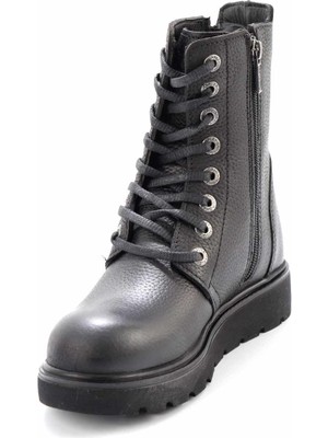 Harley Davidson Black  Deri Kadın Bot & Bootie HD0777063703