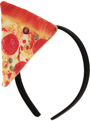 Pizza Yemek Headband Süslü Elbise Festivali Partisi Eğlenceli Saç Aksesuar Headdress(Yurt Dışından)