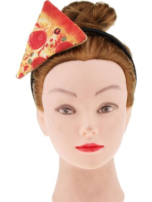 Pizza Yemek Headband Süslü Elbise Festivali Partisi Eğlenceli Saç Aksesuar Headdress(Yurt Dışından)