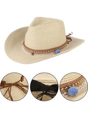 Kadınlar Straw Sun Hat (Yurt Dışından)