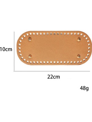 2x Dıy El Dokumalı Torbalar Alt Ped, Çapraz Gövde Ekleme Parçaları 52 Delik(Yurt Dışından)
