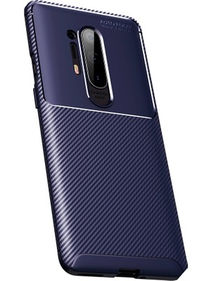 Pilanix One Plus 8 Pro Kılıf Karbon Desenli Lux Negro Silikon