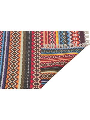 Rugs Modern Alara Multy 3205 Çok Renkli Çift Taraflı Dokuma Kilim