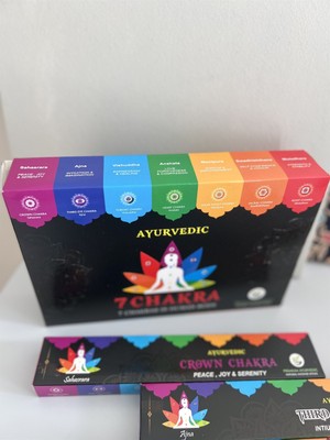 Miamantra Ayurvedik 7 Çakra Tütsü Seti (7li Set)