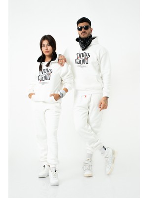 Habbe Kapüşonlu Baskılı Sweatshirt BS105