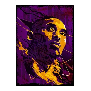 Kobe Bryant Basketbolcu Model Mdf Tablo