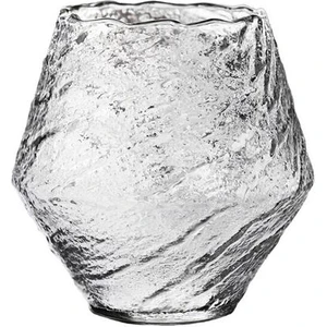 Three Beans Japon El Yapımı Dövülmüş Viski Cam Isıya Dayanıklı Meyve Suyu Bardağı Likör Viski Kristal Şarap Cam | Gravür (Yurt Dışından)