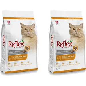 Tavuklu Yetişkin Kedi Maması 2kg+2kg