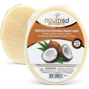 Hindistan Cevizi Özlü Doğal Süngerli Sabun 130 gr