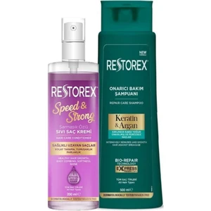 Keratin Argan Şampuan 500 Ml + Sıvı Saç Kremi 200 Ml