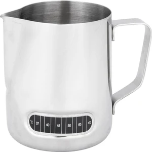 Profesyonel Dereceli Süt Potu Pitcher Isı Göstergeli 600 ml