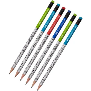 Kurşun Kalem Yuvarlak 6 Adet Faber Castell Caligraphy Kurşun Kalem Hb Kurşun Kalem