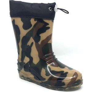 Kids Kız-Erkek Çocuk Kışlık Içi Kürklü Yağmur Çizmesi Kar Botu 26-37