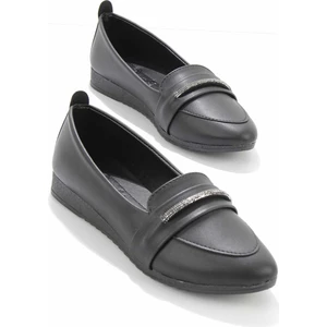 Siyah  Kadın Loafer Ayakkabı K01214032509