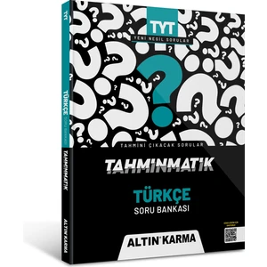 Altın Karma Yayınları Tahminmatik  TYT Türkçe Soru Bankası