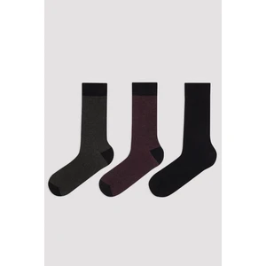 Siyah E. Puant 3lü Soket Çorap