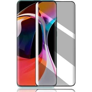 Huawei Y9 Prime 2019 Için Yanlardan Görünmeyen 5d Privacy Cam Ekran Koruyucu Siyah