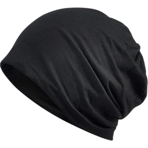 Yumuşak Beanie Şapka Boyun Eşarp Kanser Saç Dökülmesi Erkekler Türban Sargı Bayanlar Spor Salonu Siyah(Yurt Dışından)
