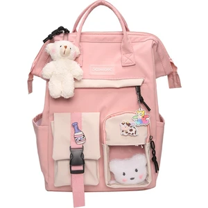 Okul Çantaları Kapasiteli Açık Öğrenci Pembe Için Sevimli Hırsızlık Bölmesi(Yurt Dışından)