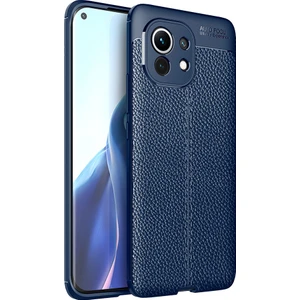 Xiaomi Mi 11 Kılıf Deri Desenli Lux Niss Silikon
