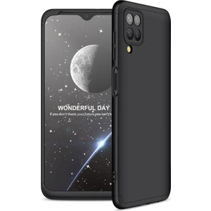 Samsung Galaxy A12 Kılıf 3 Parça 360 Zore Ays Kapak