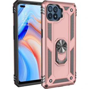 Oppo Reno 4 Lite Kılıf Ultra Korumalı Yüzüklü Manyetik Vega Kapak