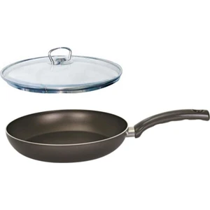 Teflon Tava 26 cm Cam Kapaklı