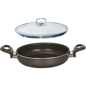 Teflon Sahan 16 cm Cam Kapaklı