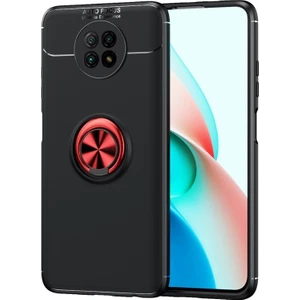 Xiaomi Redmi Note 9 5g Kılıf Yüzüklü Manyetik Ravel Silikon