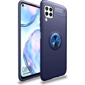 Samsung Galaxy A12 Kılıf Yüzüklü Manyetik Ravel Silikon