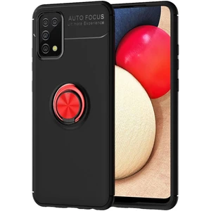 Samsung Galaxy A02S Kılıf Yüzüklü Manyetik Ravel Silikon