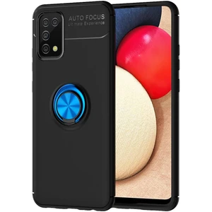 Samsung Galaxy A02S Kılıf Yüzüklü Manyetik Ravel Silikon