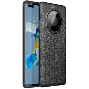 Huawei Mate 40 Pro Kılıf Deri Desenli Lux Niss Silikon