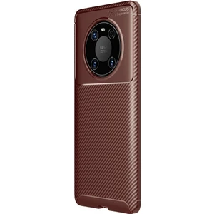 Huawei Mate 40 Pro Kılıf Karbon Desenli Lux Negro Silikon