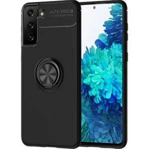 Samsung Galaxy S21 Plus Kılıf Yüzüklü Manyetik Ravel Silikon