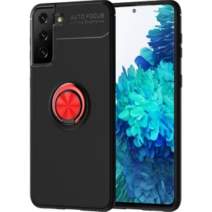 Samsung Galaxy S21 Plus Kılıf Yüzüklü Manyetik Ravel Silikon