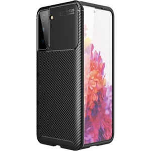 Samsung Galaxy S21 Plus Kılıf Karbon Desenli Lux Negro Silikon