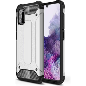 Samsung Galaxy A02S Kılıf Çift Katmanlı Armour Case