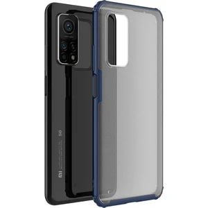 Xiaomi Mi 10T Kılıf Silikon Kenarlı Buzlu Sert Volks Kapak